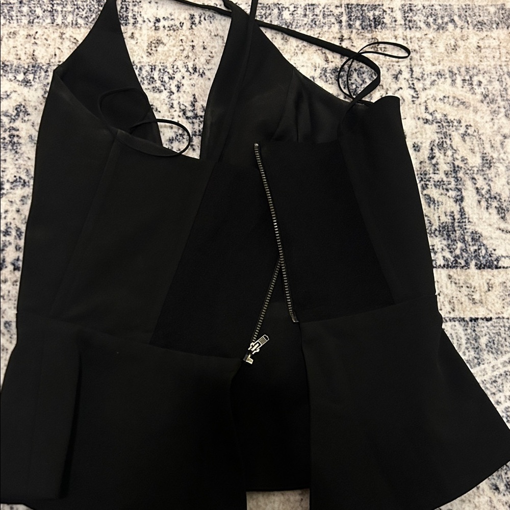 Mason Black Halter Top